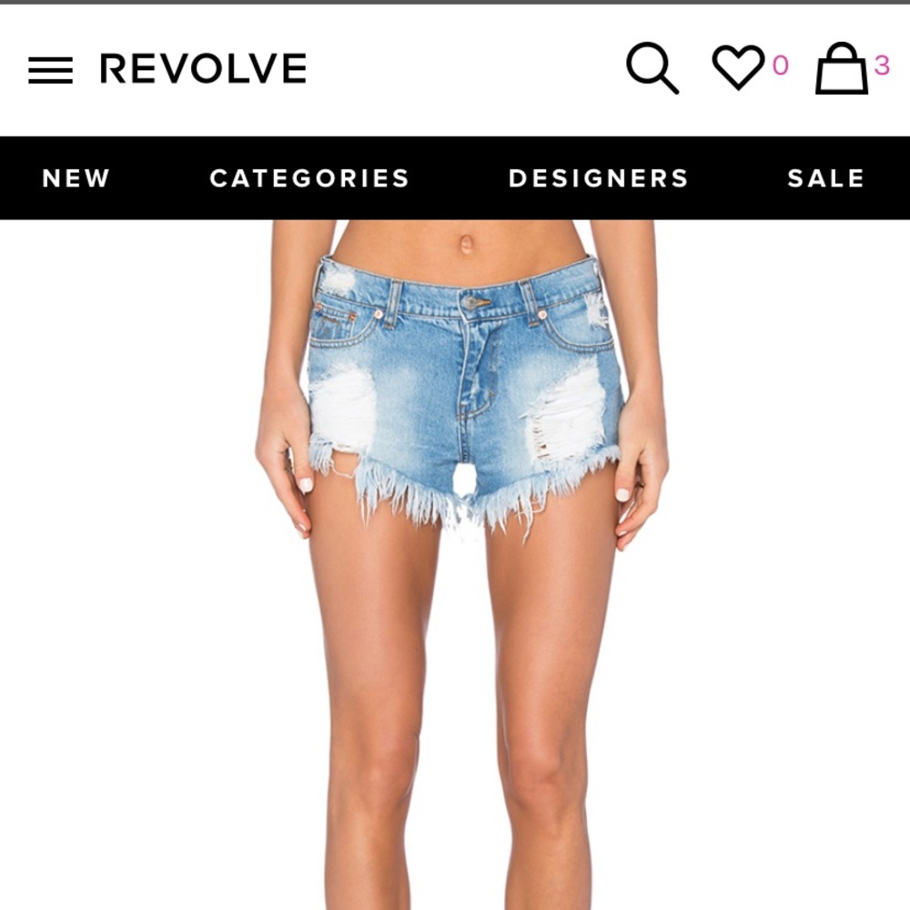 The Laundry Room cutoff denim shorts